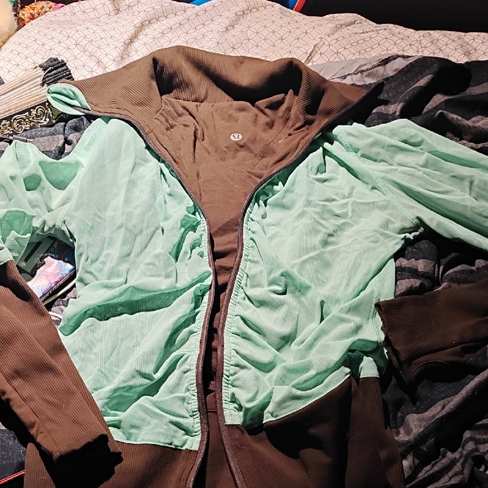 (New) Lululemon Reversible Zip Up Sweater